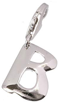 SilberDream 925er Charm Buchstabe B Echt Silber Armband Anhänger D1FC70B Silber Charmsschmuck von SilberDream für die Frau