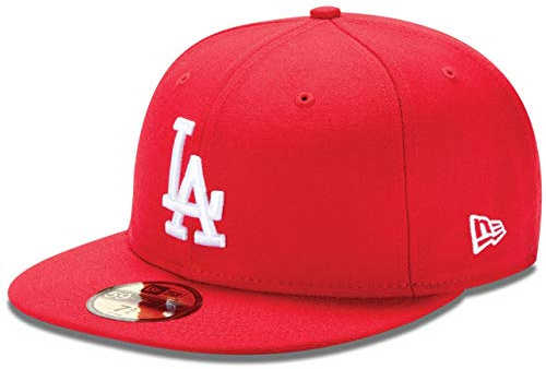 New Era Los Angeles Dodgers 59fifty Cap Mlb Basic Red/White - 7 1/2-60cm
