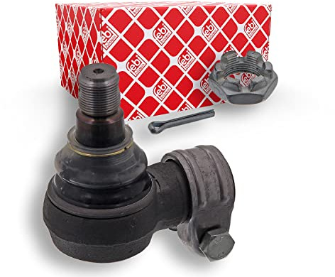 FEBI BILSTEIN 24174 Giunto angolare Tirante laterale comando sterzo con dado a corona e splint con dado esagonale Posteriore Destra per guida a Sx/Dx