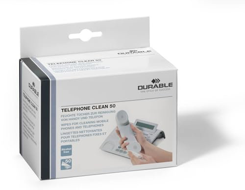 Durable Telephone Clean Vlies-Reinigungstücher 50 Stück, 578502