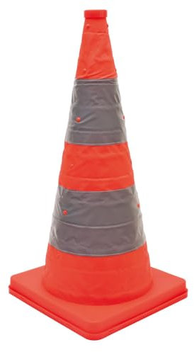 Dönges Faltleitkegel, Höhe 700 mm, teilreflektierend (Leitkegel Verkehrsleitkegel Pylon Pylonen)