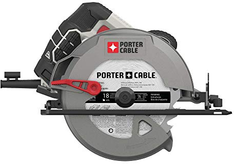 PORTER-CABLE 7-1/4-Inch Circular Saw, Heavy Duty Steel Shoe, 15-Amp (PCE300)
