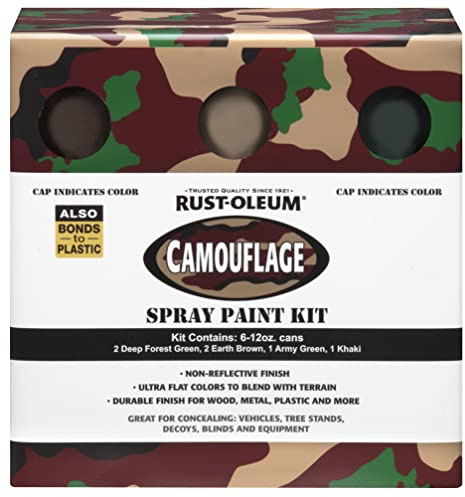 Rust-Oleum 269038-6 PK Specialty Camouflage Spray Pack, 12-Ounce, 6-Pack
