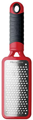 Microplane Home Series Hand Held Cheese Grater (Coarse, Red)