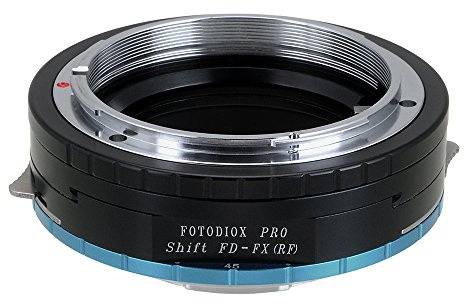 Fotodiox Pro Lens Mount Shift Adapter - Canon FD & FL 35mm SLR lens to Fujifilm X-Series Mirrorless Camera Body