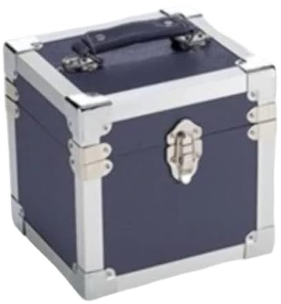 BLUE - 7 Inch 50 Record Storge Carry Case (1 LP)