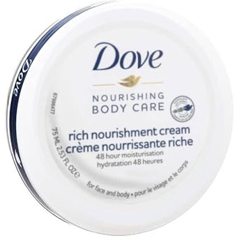2 x Dove Intensive Rich Nourishing Cream 75ml