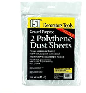 POLYTHENE DUST Sheets 2PK 12X9FT