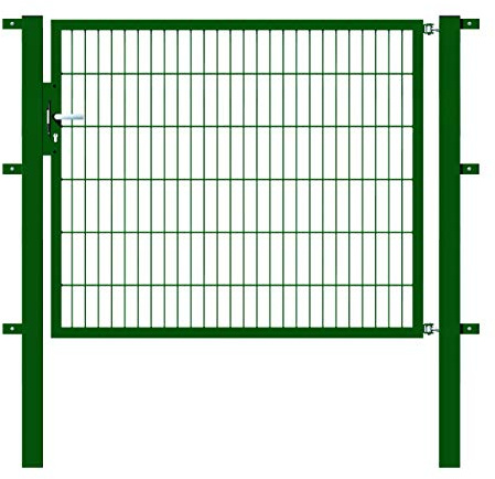 Alberts 647438 Einzeltor Flexo mit Zubehör | verschiedene Breiten und Höhen | grün | Breite 150 cm | Höhe 120 cm