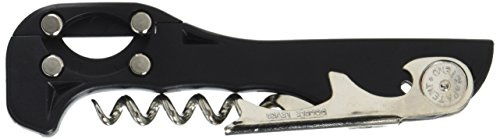 Franmara 2037-BU Boomerang Two-Step Soft-Touch Waiter Corkscrew with Foil Cutter