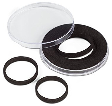 Leuchtturm 347755 Grandes Capsules pour Monnaies - Caps XL pour 21-62 mm Ø - INCL. 14 bagues d'espacement - 10 pièces