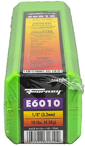 Forney 31610 E6010 Welding Rod, 1/8-Inch, 10-Pound