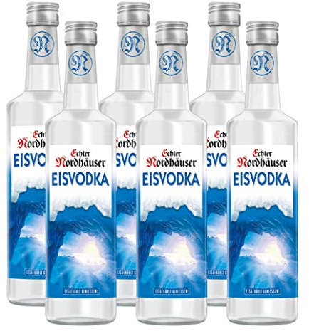 Echter Nordhäuser Eisvodka (6 x 0.7l) – Eiskalter Vodka Genuss