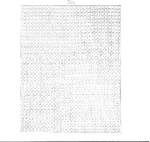Darcie 10.5 x 13.5-Inch 7 Plastic Canvas Count, Pack of 12, Clear