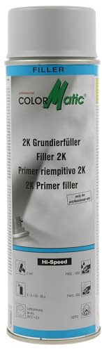COLORMATIC 2K Hi-Speed Grundierfüller Grau 500 ml - Füller & Grundierung | Füllern & Grundieren in einem Arbeitsgang - lange Topfzeit, sehr schnelle Trocknung - nur für Fachleute