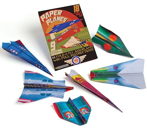 House of Marbles Paper Airplane Kit - Includes 18 Paper Airplanes!