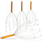 COM-FOUR® 2X Head Massage Spider with 12 Massage Fingers - Relaxation Massage Device - Head Scratcher for Relaxation - Acupressure for Better Sleep Quality (4 Pieces - Bronze Colored)