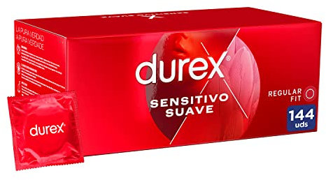 Durex Preservativos Ultrafinos Sensitivo Suave - 144 Condones