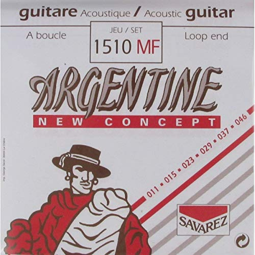 CUERDAS GUITARRA ACUSTICA - Savarez (Argentine 1510 MF) New Concept Lite Lazo Light Tension