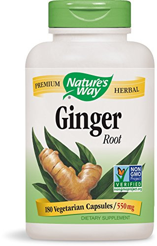 Nature's Way Premium Formal Ginger Root, 1,100 mg per serving, 180 Vcaps