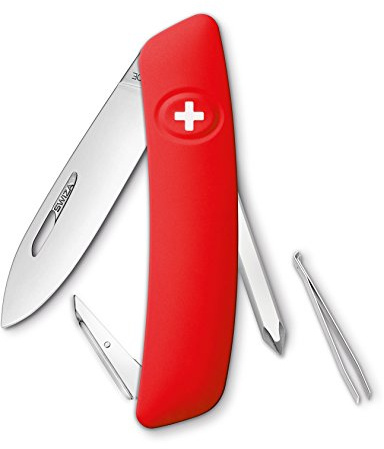 SWIZA Schweizer Messer D02 rot Gesamtlänge: 16.7 cm, 690201
