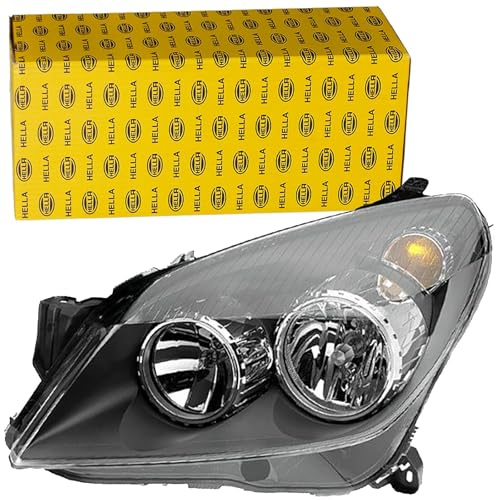 HELLA 1LG 270 370-331 Scheinwerfer - Opel Astra H (A04) - schwarz - ECE | 1LG 270 370-331 passend für Astra