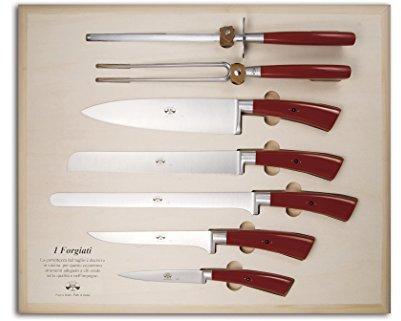 Coltellerie Berti - SU MISURA Trinciante Servizio CTP - Portacoltelli magnetico per coltelli forgiati