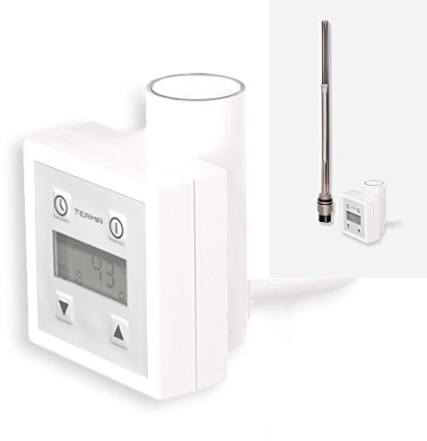 Anapont Thermoplongeur Cartouche Chauffante Éléments Pour Radiateur Serviettes Et Sèche-serviettes, Sèche-serviettes Avec Thermostat Électronique Régulateur de Température, Télécommande