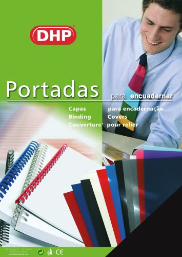 Portadas de encuadernación DHP Negro A3 PVC 100 Piezas