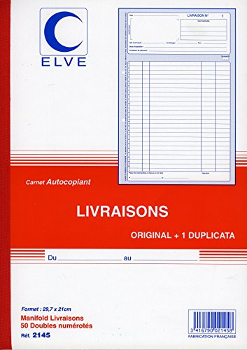 CARNET 'LIVRAISONS' 297X210 50/2+0 (par 5)