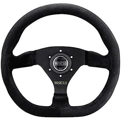 Sparco Universelles Sportlenkrad 'L360 Flat' - Schwarz Wildleder - Diameter 330mm