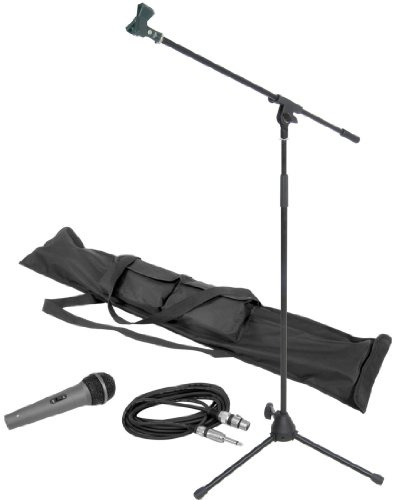chord 180.066UK Microphone and Stand Kit with Carry Bag