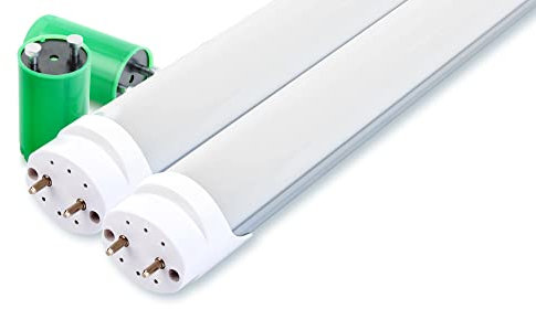 Showlite Lot de 2 tubes LED 120cm (tube fluorescent 1200mm, T8 G13, 1790 lumens, 4500 Kelvin, blanc lumière du jour, puissance : 18W)