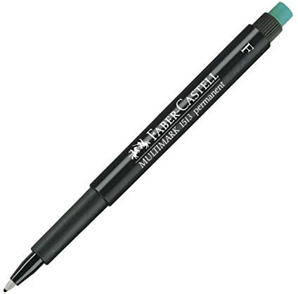 Faber-Castell 151399 – Märkpenna Multimark F, permanent, svart