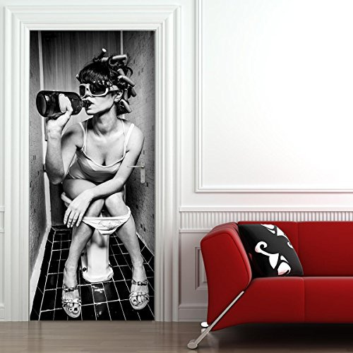 Stickerprofis Türtapete selbstklebend TürPoster - LA BOHEME - 3D Türaufkleber Türfolie