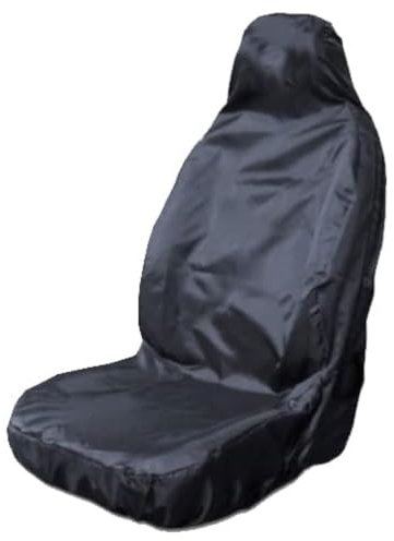 Carseatcover-UK Heavy Duty Black Waterproof Car Seat Cover - Single (Airbag Friendly)