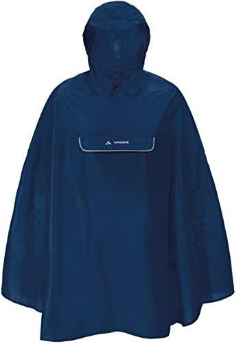 VAUDE Valdipino Poncho Poncho de Pluie pour Le vélo Marine FR: XL (Taille Fabricant: XL)