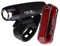 Moon Light the Way You Ride On Nova 100lm & Pulsar 25lm IPX4 AA Battery Front and AAA Battery Rear Cycle Light Set