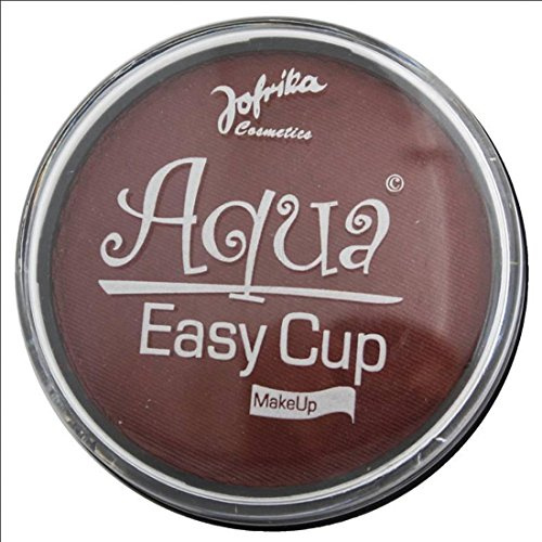 NET TOYS Wasser Make Up Aqua Schminke braun Aquaschminke Party Wasserschminke Wasserlösliches Makeup Faschingsschminke Kosmetik Karneval Accessoires