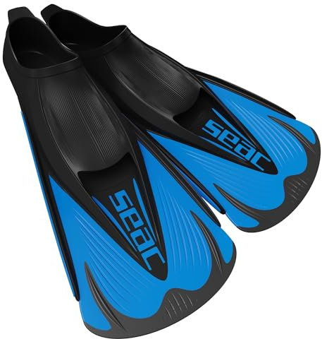 SEAC Speed-S, Pinne Corte da Nuoto per Allenamento in Piscina e in Mare, Blu, 40/41