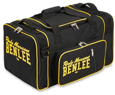 Benlee Rocky Marciano Herren Klassische SporttaschenLOCKER 5 Taschen mit Schultergurt, 199153-1561-XL_, Schwarz/Gelb, 90 cm