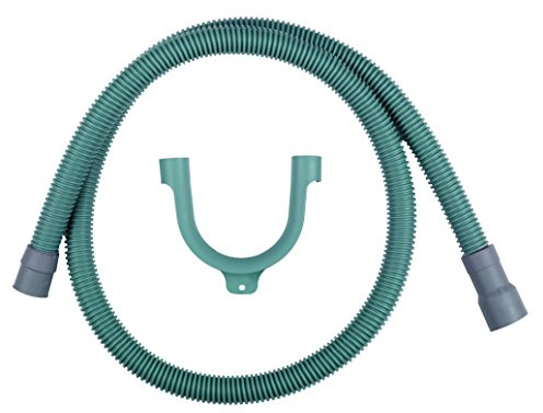 wpro TVS154 - Waschmaschinenzubehör/ Geschirrspülerzubehör/ Ablaufschlauch (1,5m), Gerade-Gerade/ Für Waschmaschinen und Geschirrspüler / Universell