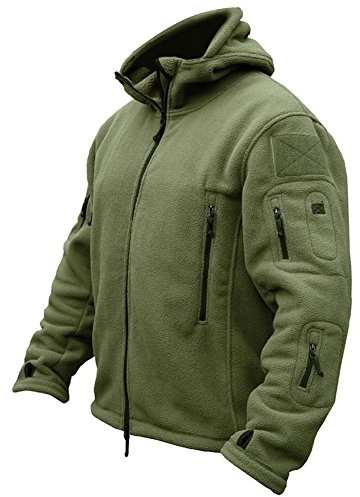 ReFire Gear Men's Warm Military Tactical Sport Fleece Hoodie Jacket