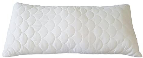 TM Maxx Sleeptex Orantes Kissen Steppkissen Kopfkissen Mikrofaser 40x80cm Füllung Faserbällchen Weiß 500g mit Reißverschluss um die Füllung zu Variieren. Marken Produkt