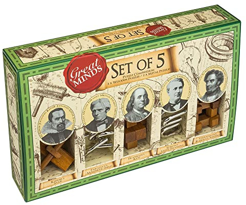 Great Minds Set of 5 Puzzles (Men), Tons de Terre en Sourdine