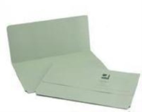 Q-Connect Document Wallet Foolscap Green (Pack of 50) KF23012, Standard, Standard
