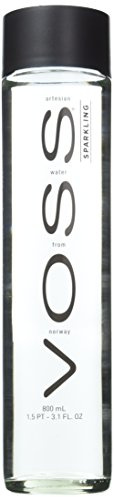 Voss Artesian Sparkling Water 800ML, 27.1 Fl Oz (Pack of 3)