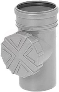 Regen Wasser Reinigungsrohr DN 150 Ø 160 mm braun grau graphit orange Laub Sieb Ablauf Fallrohr Rohr Dachrinne (Grau)