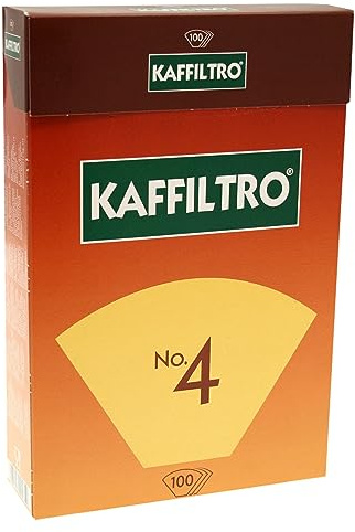 Kaffiltro, Filtre à Café Nr. 4, 100 Filtres, Filtre à Usage Unique