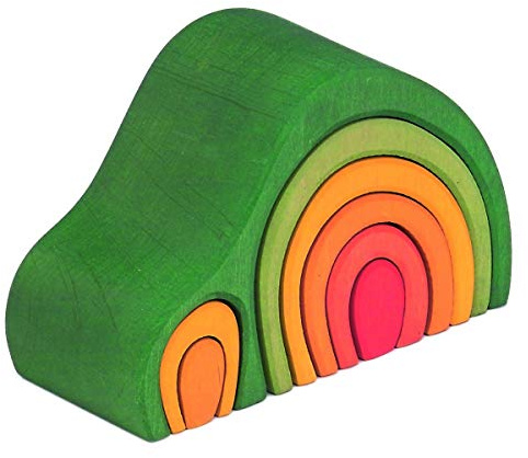 Glückskäfer 523042 Bogen-Haus 8-teilig, grün